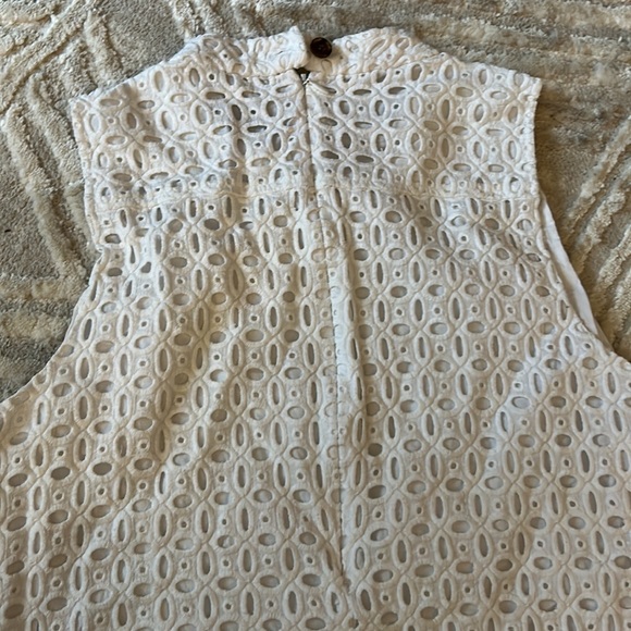 J Crew size 14 Lined Embroidered Tank - Picture 8 of 9